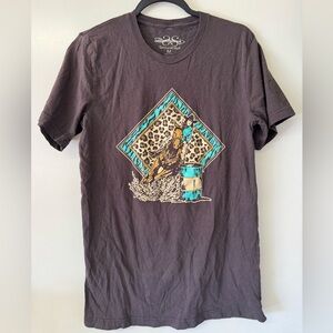 Brown barrel racing T-shirt